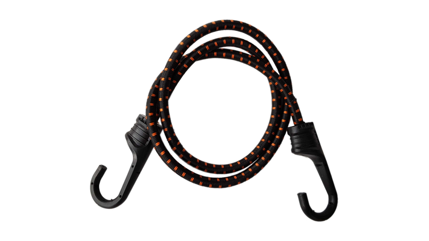Bungee Cord Hook with PVC-coated Metal Hooks 100cm Cable Tie Pack Outdoor Cover
