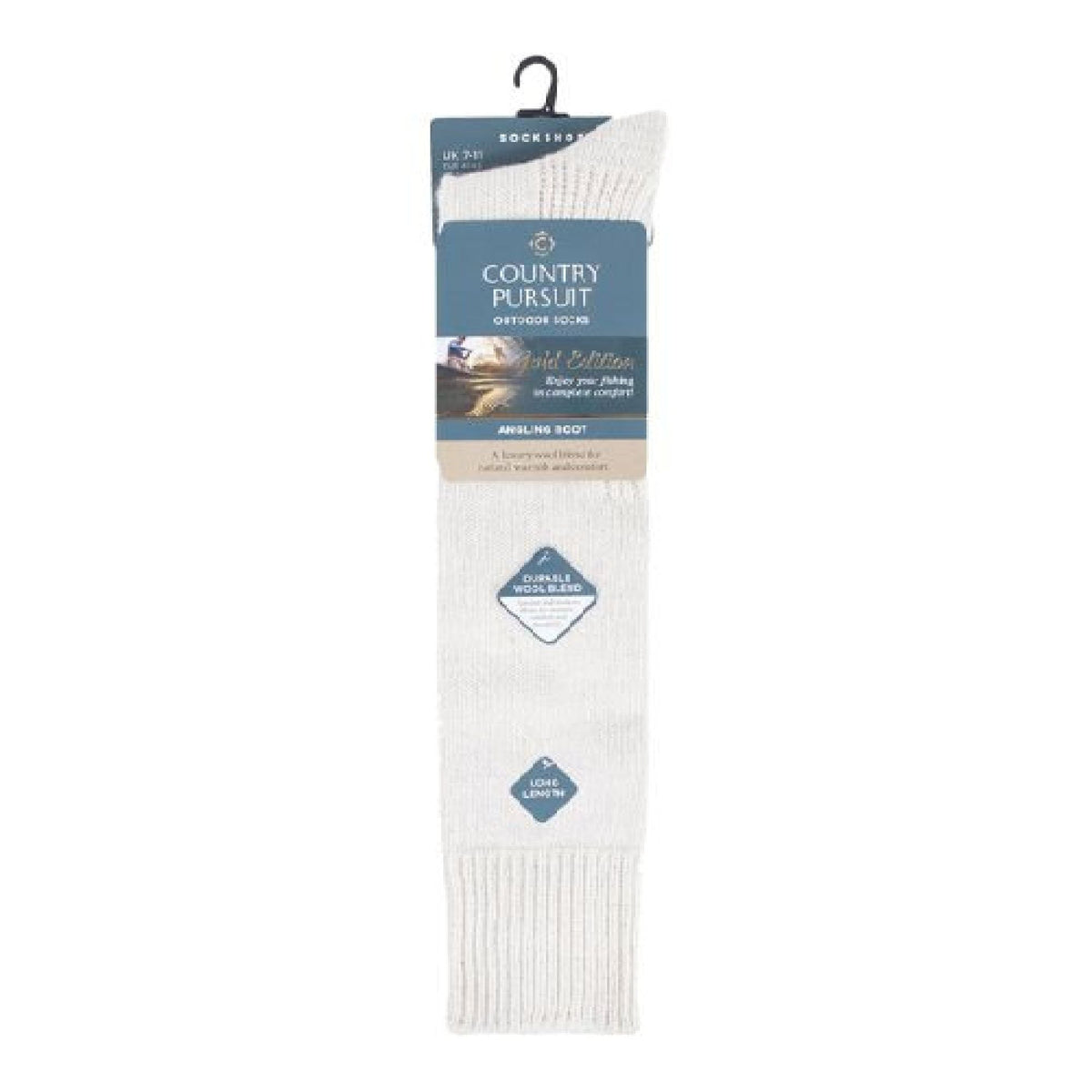 1 Pack Mens Knee High Outdoor Fisherman Socks for Angling