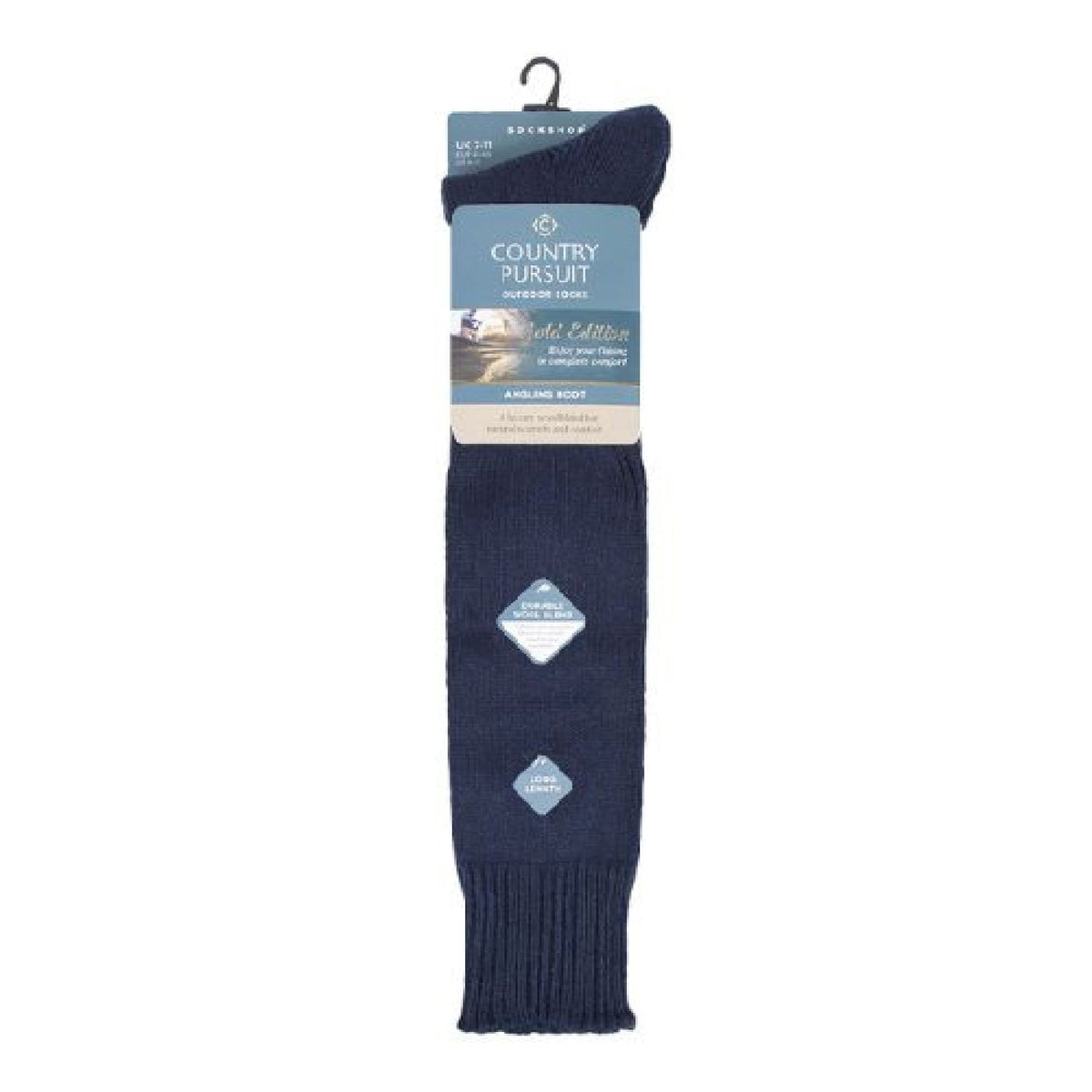 1 Pack Mens Knee High Outdoor Fisherman Socks for Angling