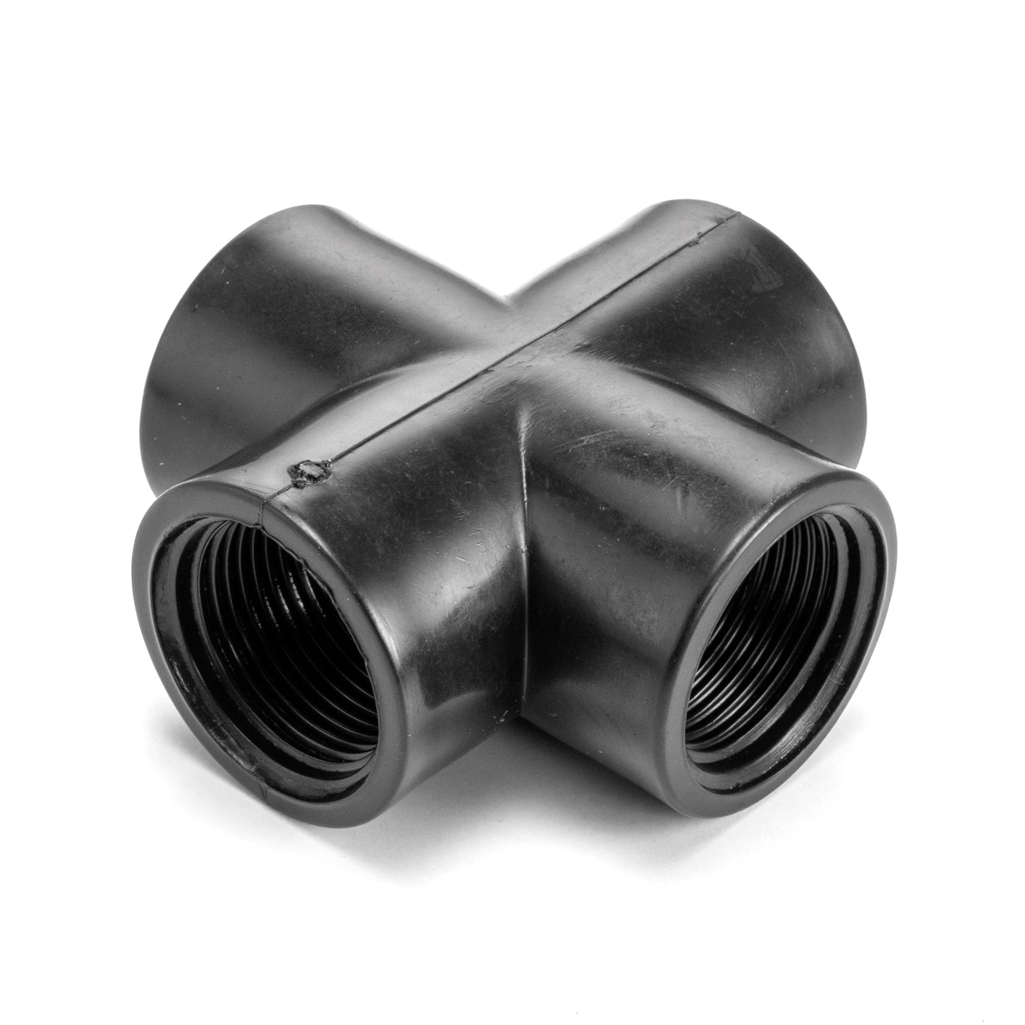 PP Cross 3/4in BSPF Drip Irrigation Fitting DIY Workshop Accessory