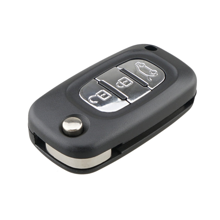 For RENAULT Clio / Megane / Kangoo / Modus Car Keys Replacement 3 Buttons Car Key Case with Foldable Key Blade, For RENAULT Clio 3 Buttons