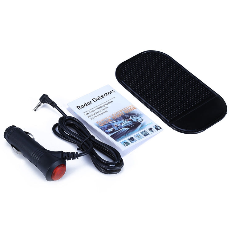 V3 Universal Car Radar Detector LED Display Detection Laser Anti Radar Detector, Support Russian & English, V3