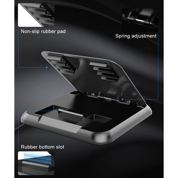 Car Carbon Fiber Texture Silicon Mobile Phone Holder for 3.5-6.8 inches Cellphone, Phone Holder for 3.5-6.8 inches Cellphone