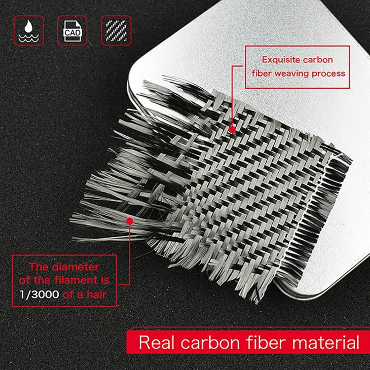 Car Carbon Fiber Double Flash Frame Decorative Sticker for Honda Tenth Generation Civic 2016-2019, Double Flash Frame