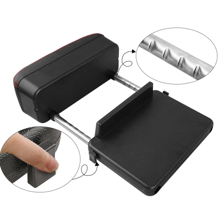 2 PCS Universal Car Wireless Qi Standard Charger PU Leather Wrapped Armrest Box Cushion Car Armrest Box Mat with Storage Box, 2pcs(Grey), 2pcs(Beige), 2pcs(Brown), 2pcs(Black), 2pcs(Black Red), 2pcs(Black White)