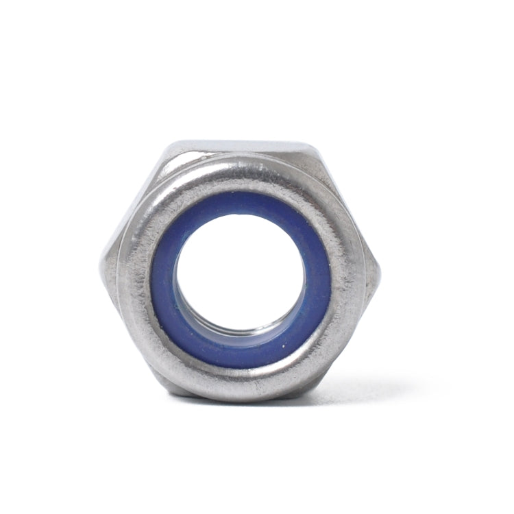 60 PCS Car 304 Stainless Steel Lock Nuts Nylon Insert Locknut Kit M3-M10, 60 PCS