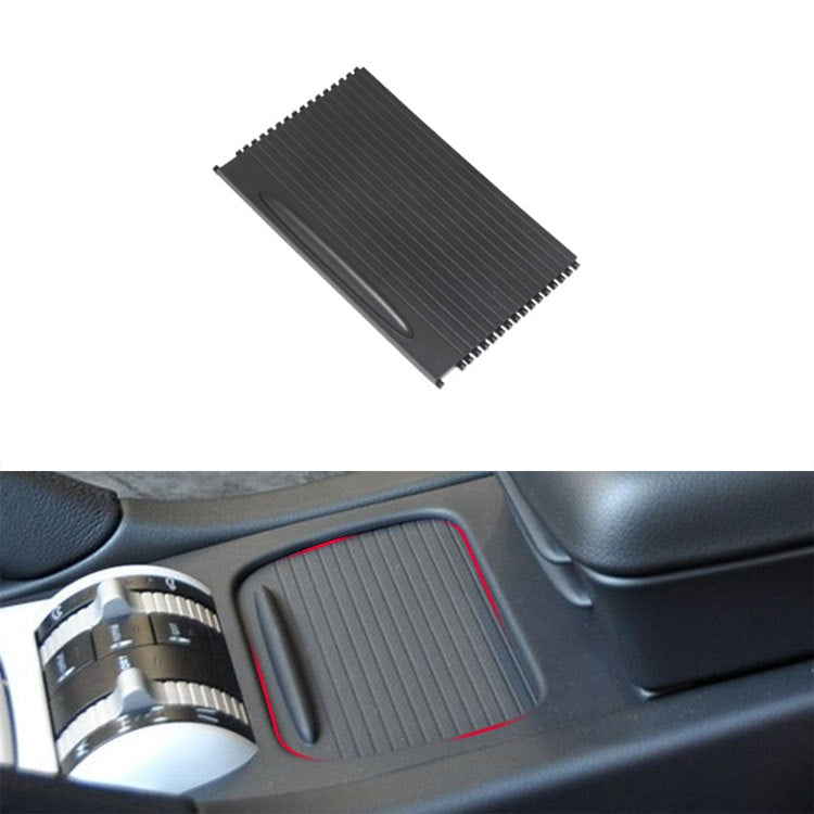 Car Center Console Water Cup Holder Cover Trim for Porsche Cayenne 2003-2010, Left Driving, Left Hand Drive