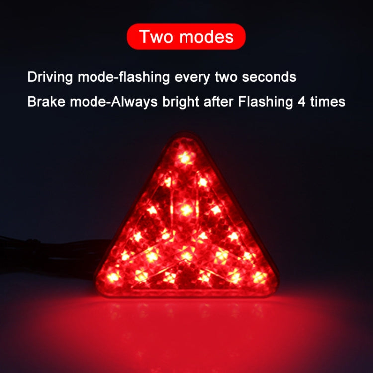 Bicycle / Mountain Bike Y Style Triangle Pilot Light LED Tail Light, Y Style