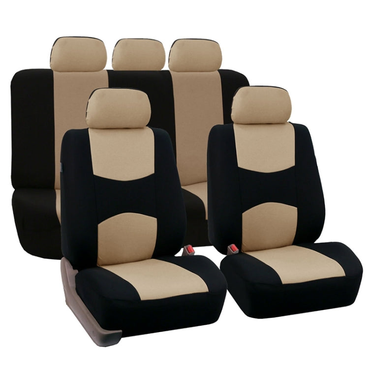9 in 1 Universal Four Seasons Anti-Slippery Cushion Mat Set for 5 Seat Car, Style:Ordinary, Ordinary Style, Black, Ordinary Style, Beige, Ordinary Style