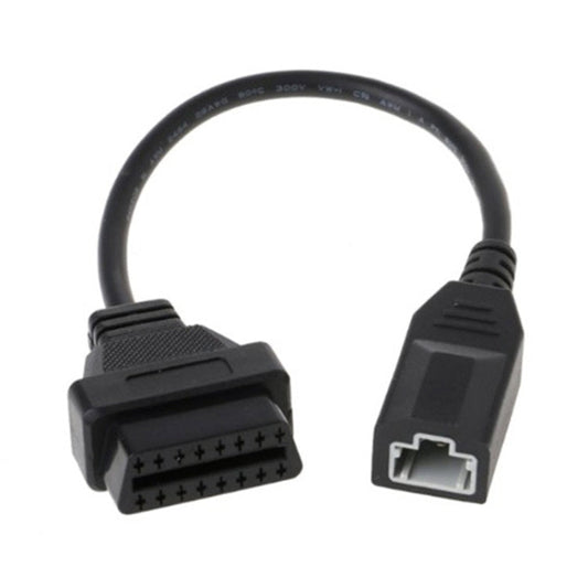 Car 3 Pin to 16 Pin OBD Cable for Honda, Cable Length: 40cm, 3 Pin to 16 Pin OBD Cable