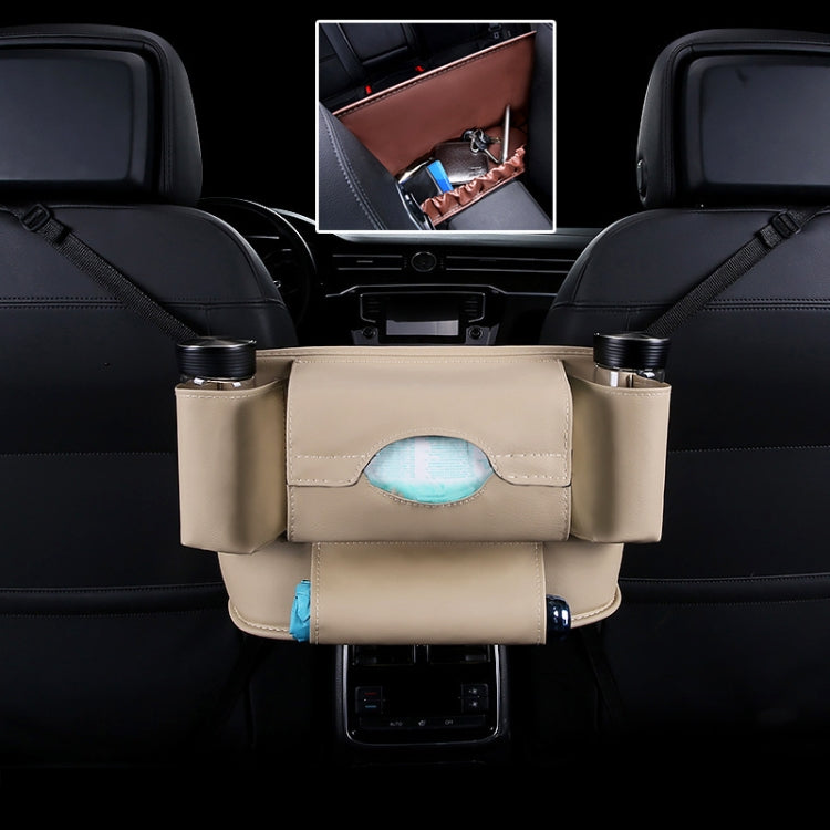 Car Front Seat Hanging Bag Paper Towel / Water Cup Storage Bag, Paper Towel / Water Cup (Red), Paper Towel / Water Cup (Wine Red), Paper Towel / Water Cup (Brown), Paper Towel / Water Cup (Black), Paper Towel / Water Cup, Paper Towel / Water Cup (Beige)