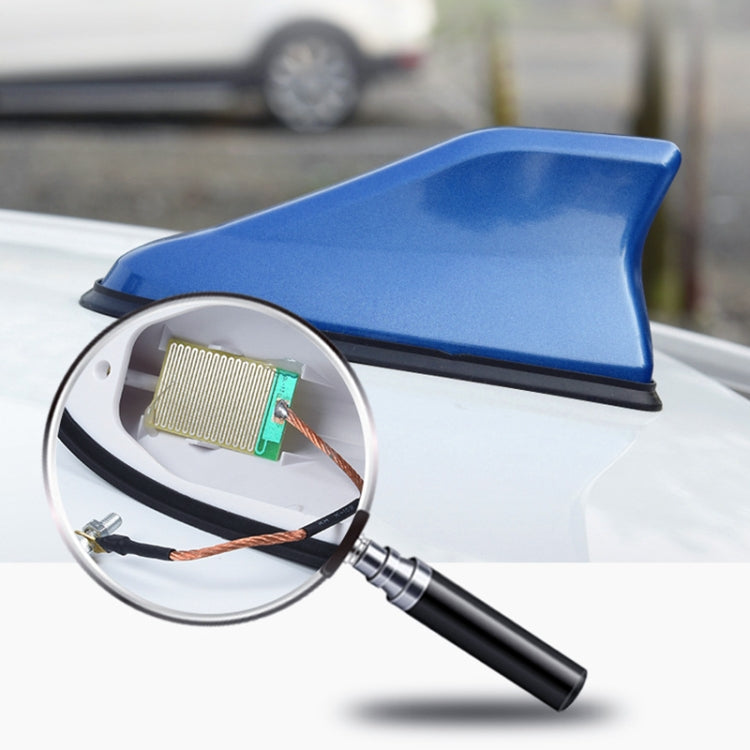 Universal Car Antenna Aerial Shark Fin Radio Signal, Universal, Universal (Carbon Fiber Black)