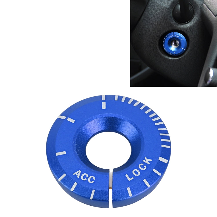 For Volkswagen Metal Ignition Key Ring, Diameter: 4.8cm, For Volkswagen (Blue), For Volkswagen (Red), For Volkswagen (Silver)