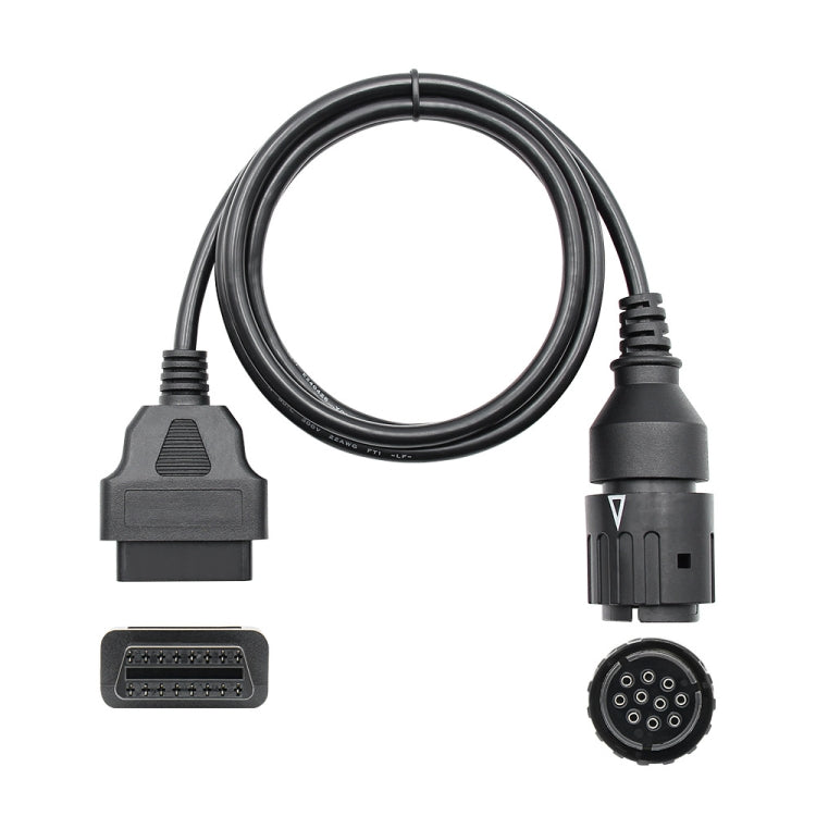 Motorcycle OBD Cable 10PIN to 16PIN Connector Cable for BMW, For BMW