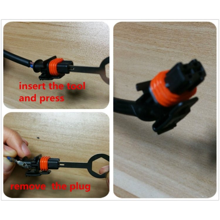 21 in 1 Car Plug Circuit Board Wire Harness Terminal Extraction Pick Connector Crimp Pin Back Needle Remove Tool, 21 in 1