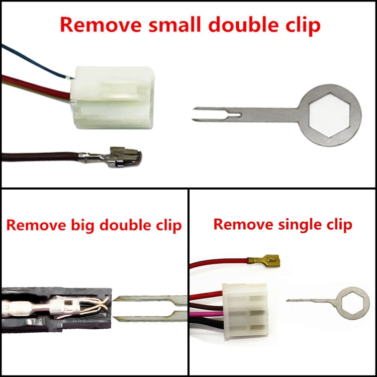 41 in 1 Car Plug Circuit Board Wire Harness Terminal Extraction Pick Connector Crimp Pin Back Needle Remove Tool, 41 in 1