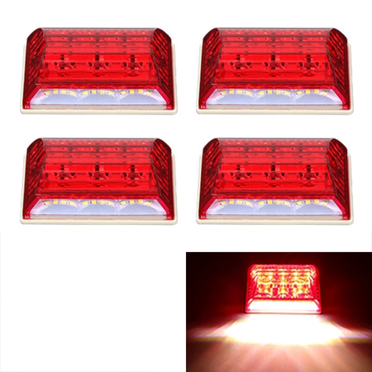 4 PCS ZS-6001 DC24V Car / Truck Side Marker Indicator Lights Bulb Lamp