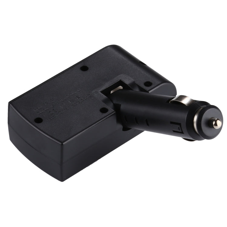 QC 3.0 Dual USB Ports 6A with 2 Socket Cigarette Lighter Splitter Car Charger