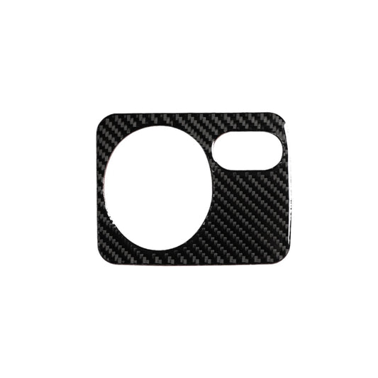 Carbon Fiber Car Headlight Switch Panel Decorative Sticker for Volkswagen Golf 6 2008-2012, Left Driving, Headlight Switch Panel, Left Driving