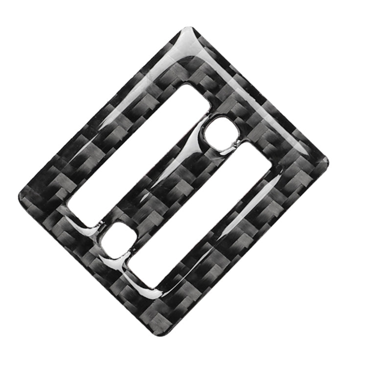 Car Carbon Fiber Middle Air Outlet Decorative Sticker for Lexus IS250 300 350C 2006-2012, Left and Right Drive Universal