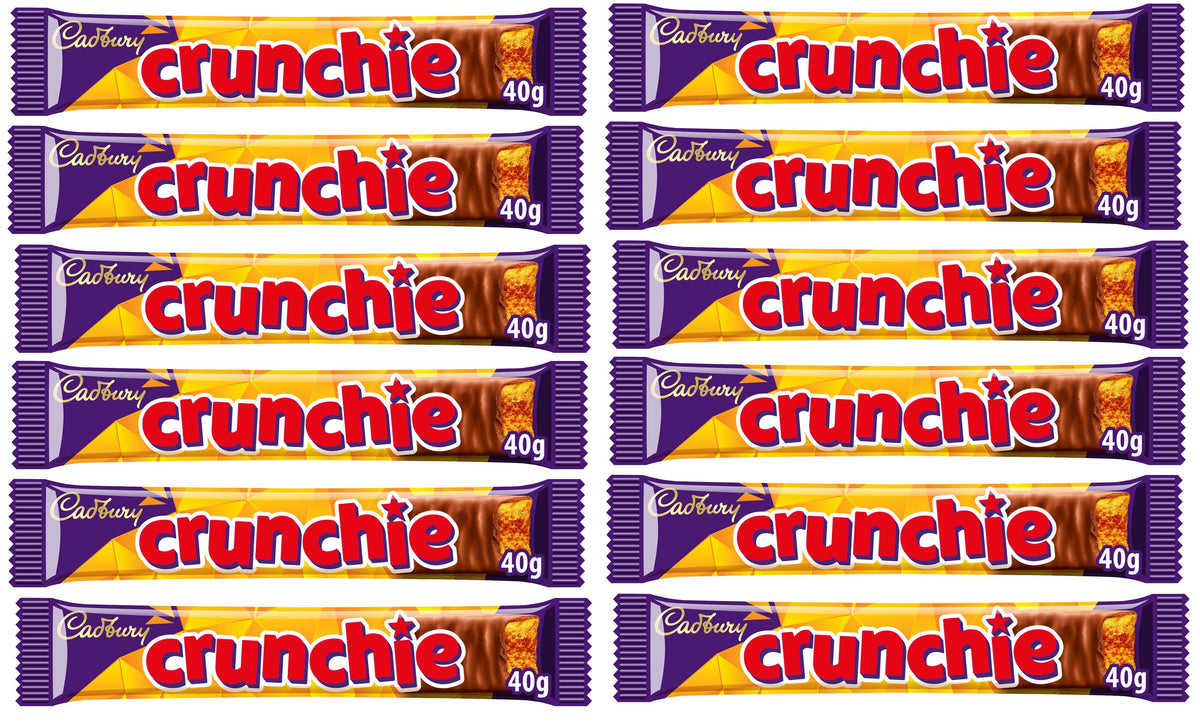 12 x Cadbury Crunchie - 40Gm