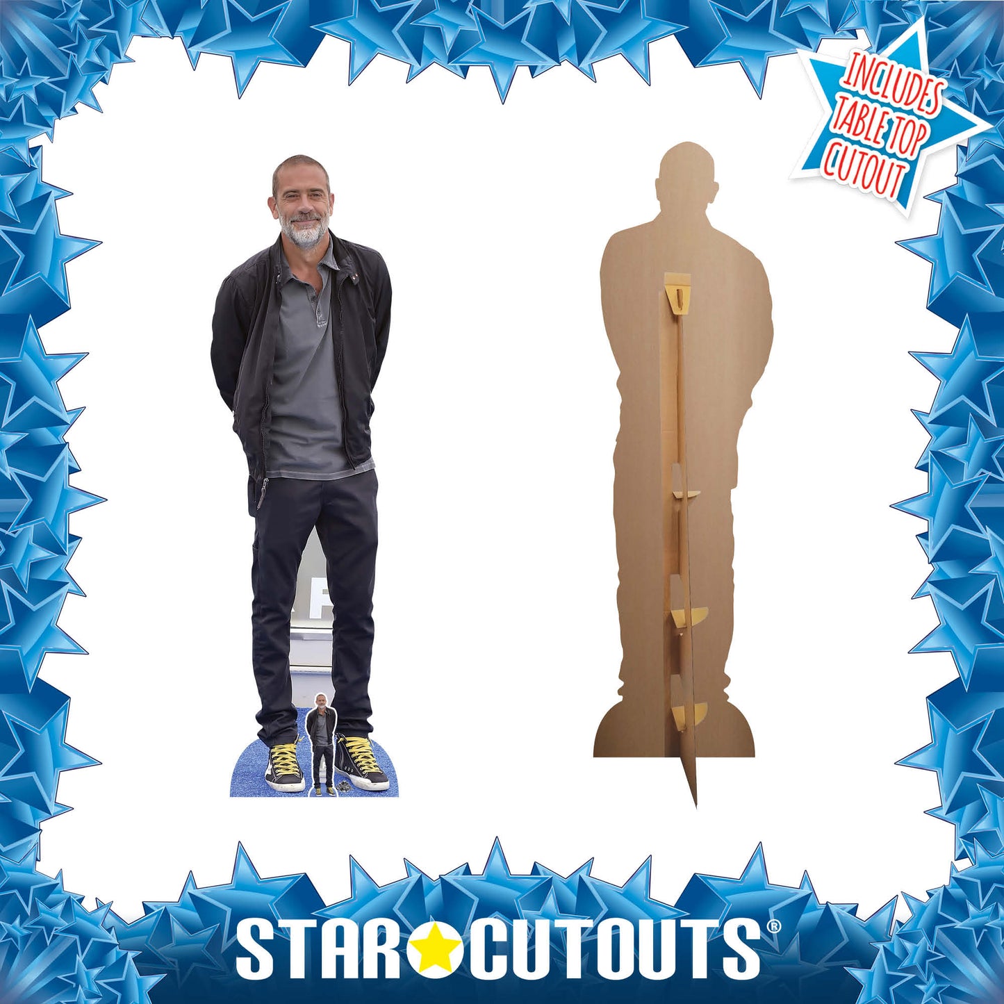 CS1058 Jeffrey Dean Morgan Height 186cm Lifesize Cardboard Cut Out With Mini