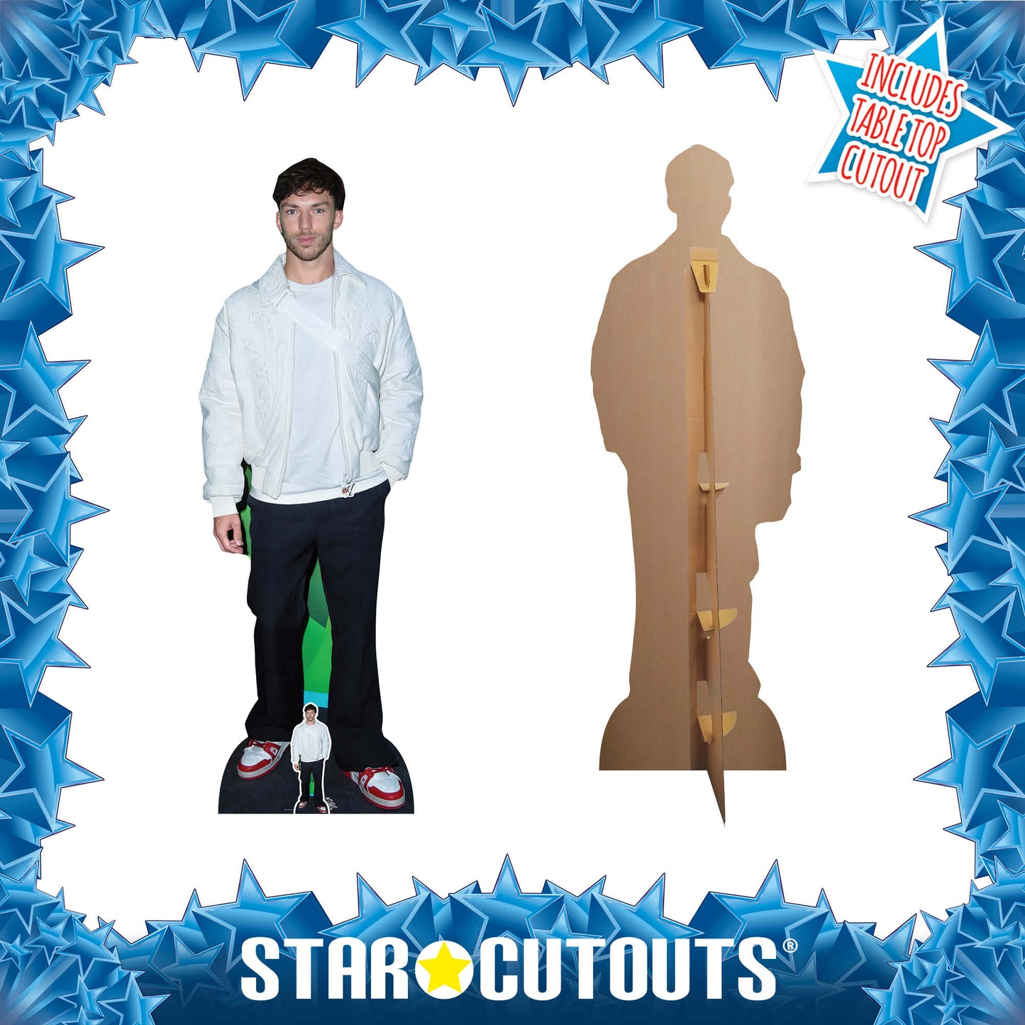 CS1073 Pierre Gasly Height 178cm Lifesize Cardboard Cut Out With Mini
