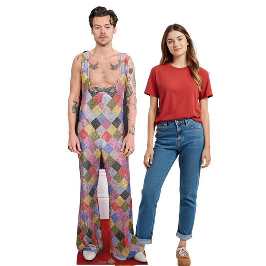 CS1088 Harry S Dungarees Height 185cm Lifesize Cardboard Cut Out With Mini