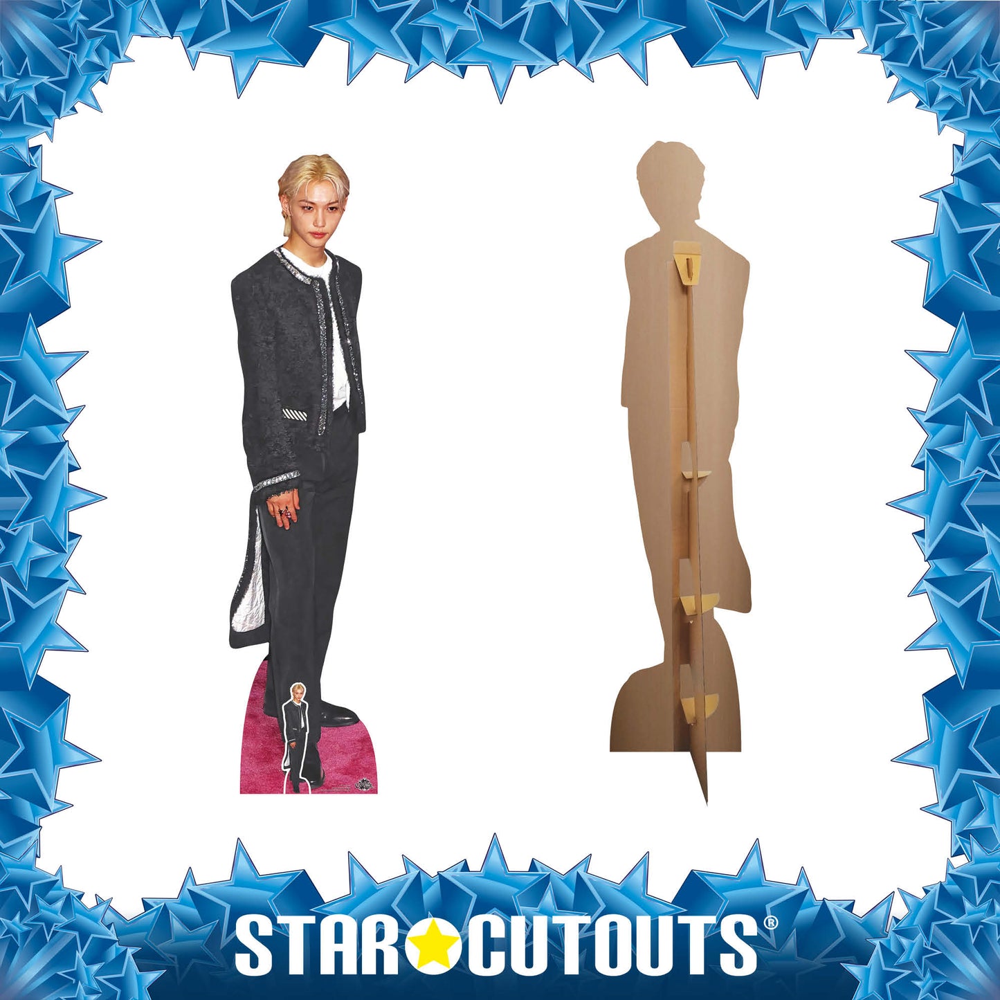 CS1128 Felix Lee Height 172cm Cardboard Cutout with Mini