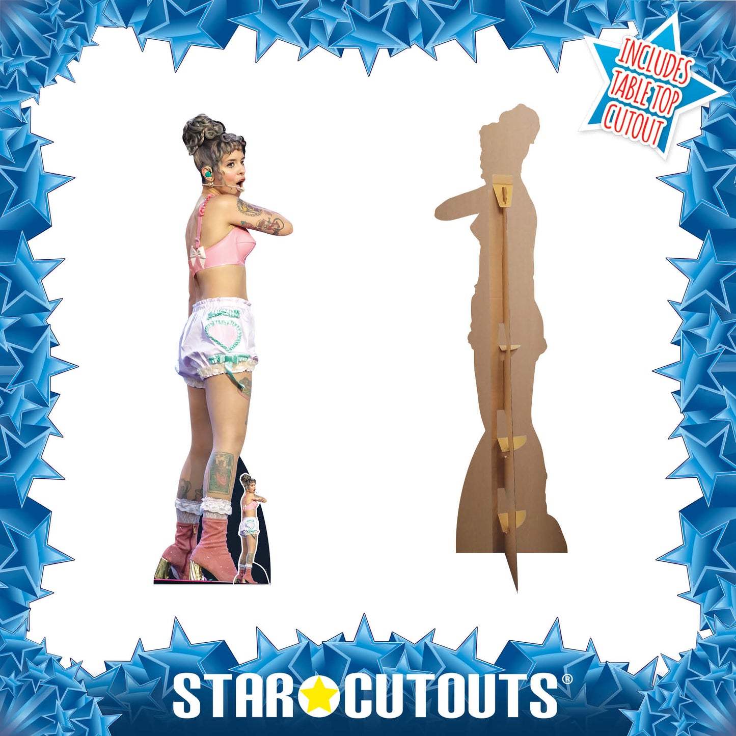 CS1157 Melanie Martinez on Stage Height 172cm Lifesize Cardboard Cut Out With Mini