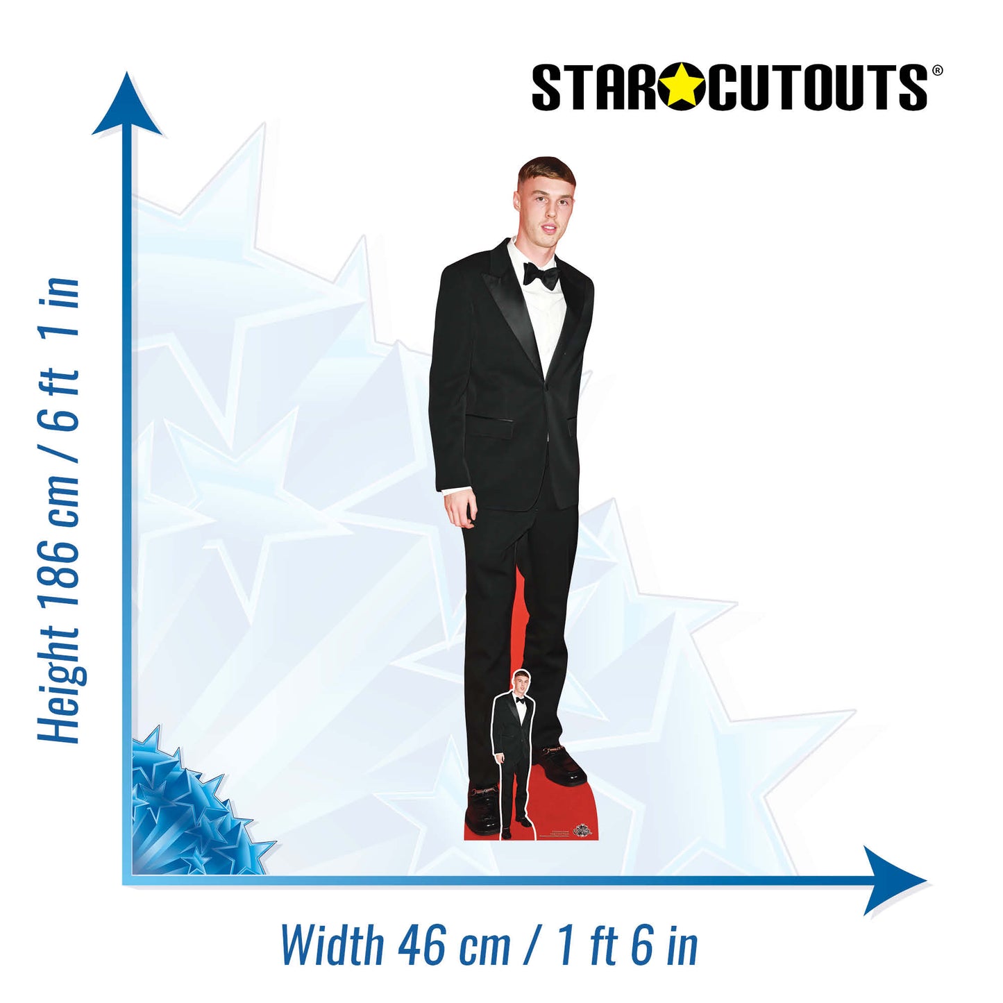 CS1254 Cole Palmer World Cup 2026  Cardboard Cut Out Height 186cm