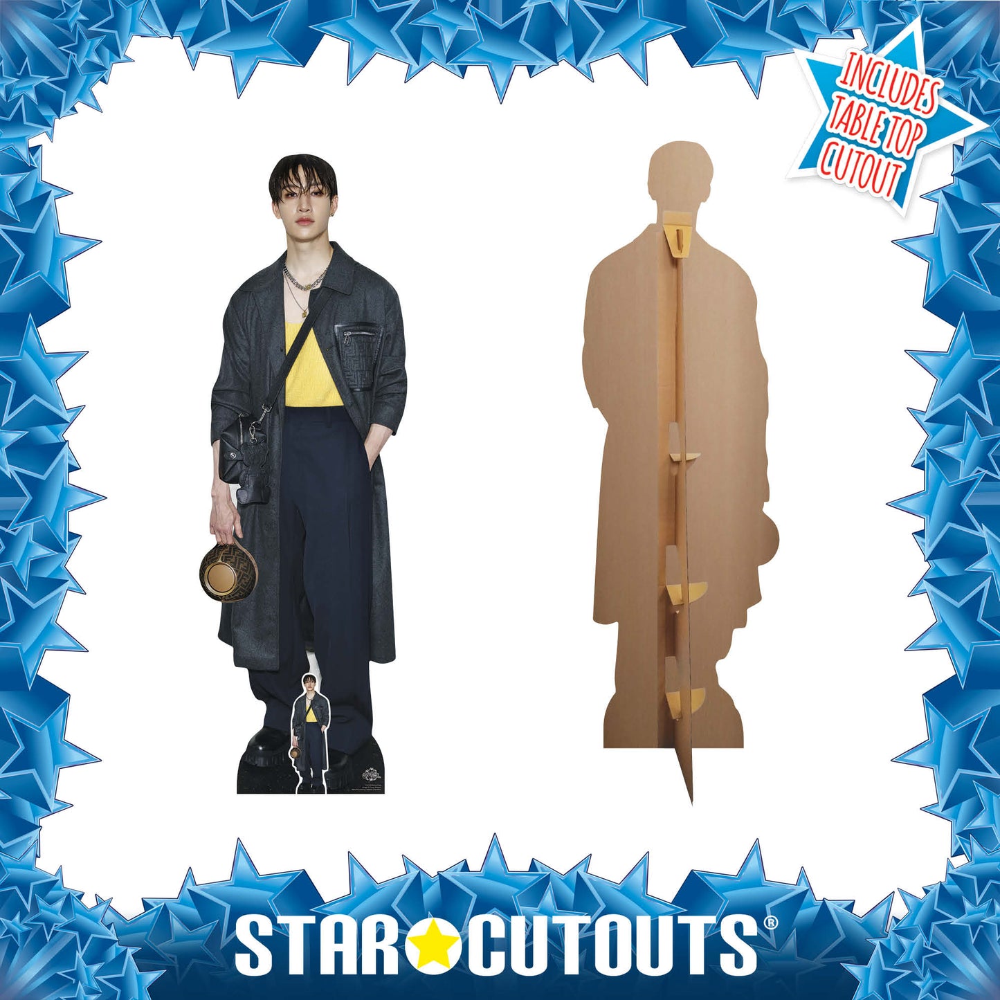 CS1255 Bang Chan Cardboard Cutout Height 178cm