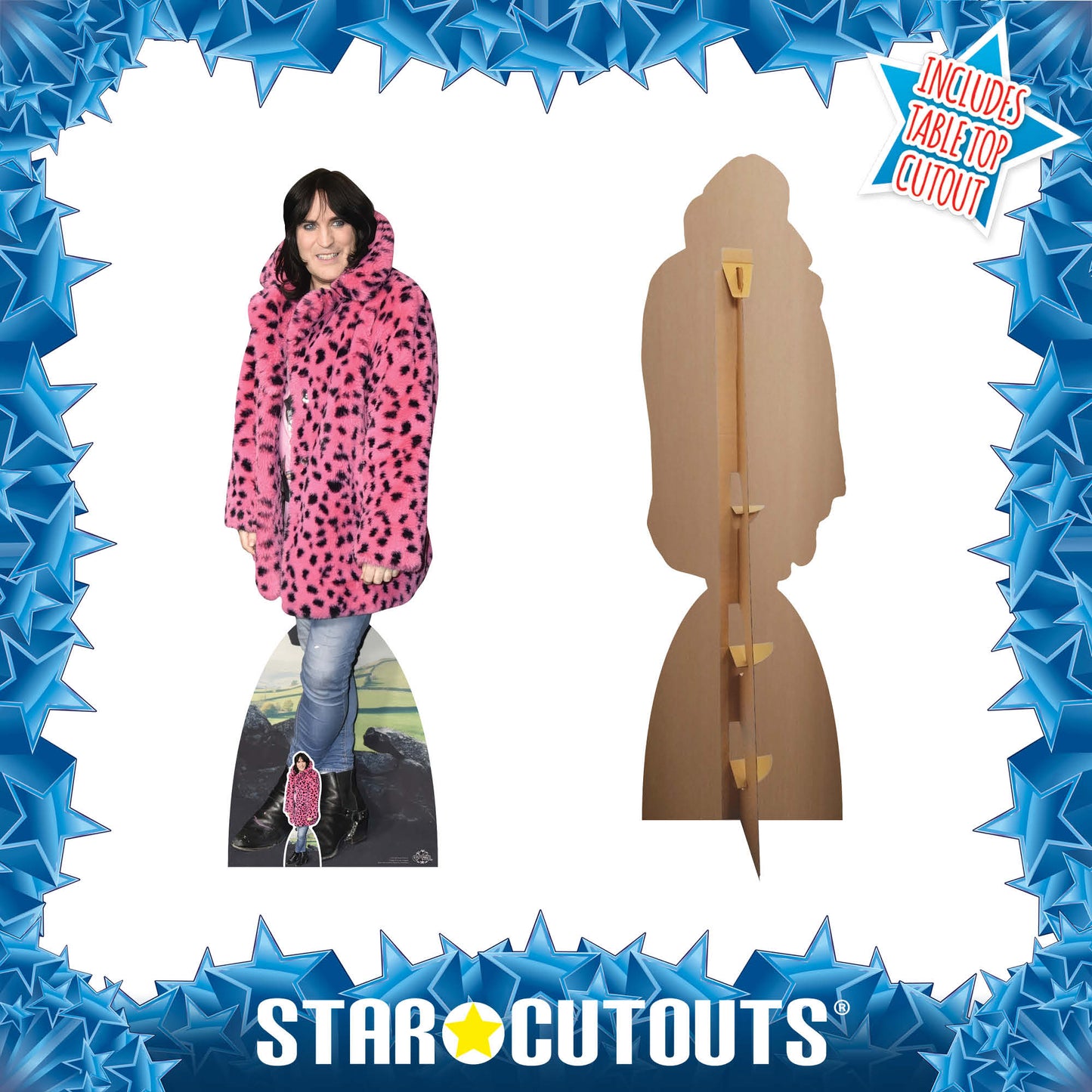 CS1258 Noel Fielding Cardboard Cut Out Height 182cm