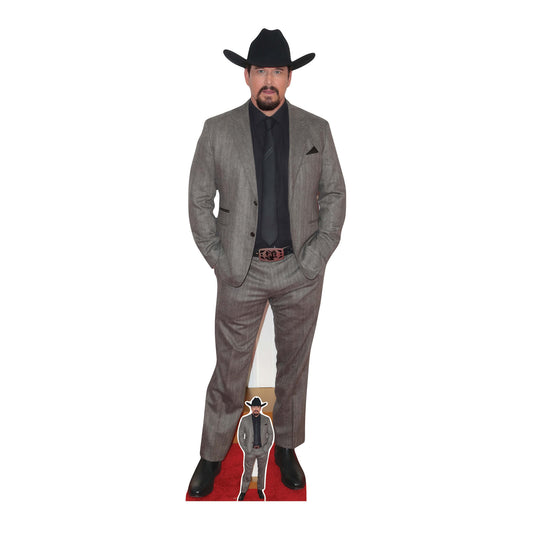 CS1266 Cole Hauser Cardboard Cutout Height 191cm