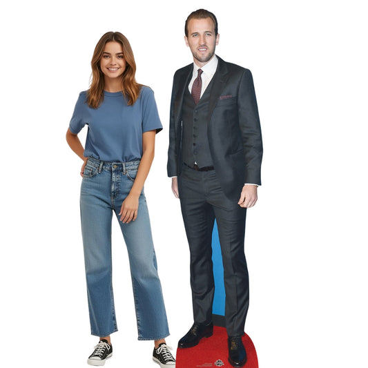 CS740 Harry Kane Footballer World Cup 2026 Height 187cm Lifesize Cardboard Cut Out With Mini