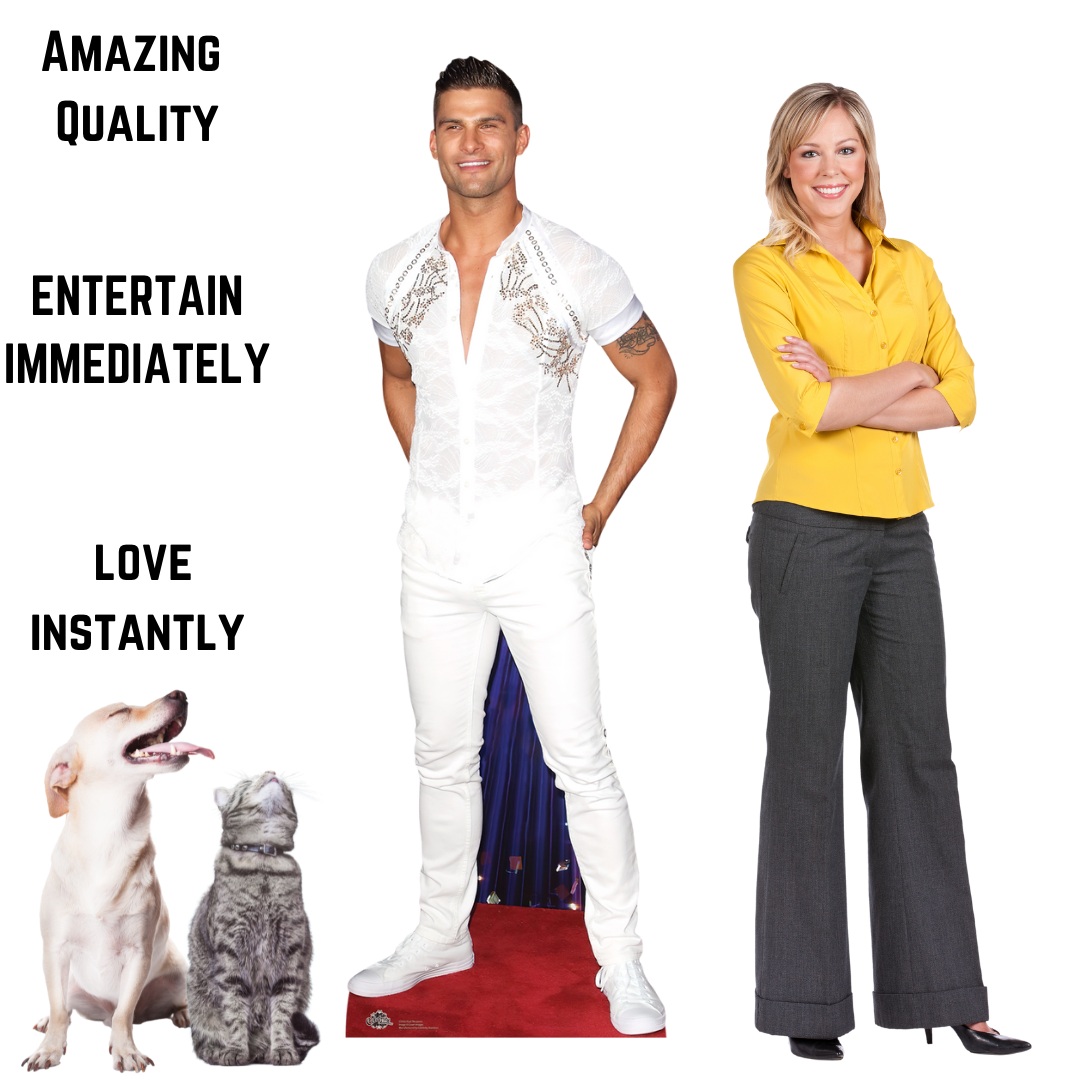 CS932 Aljaz Skorjanec Height 187cm Lifesize Cardboard Cut Out With Mini