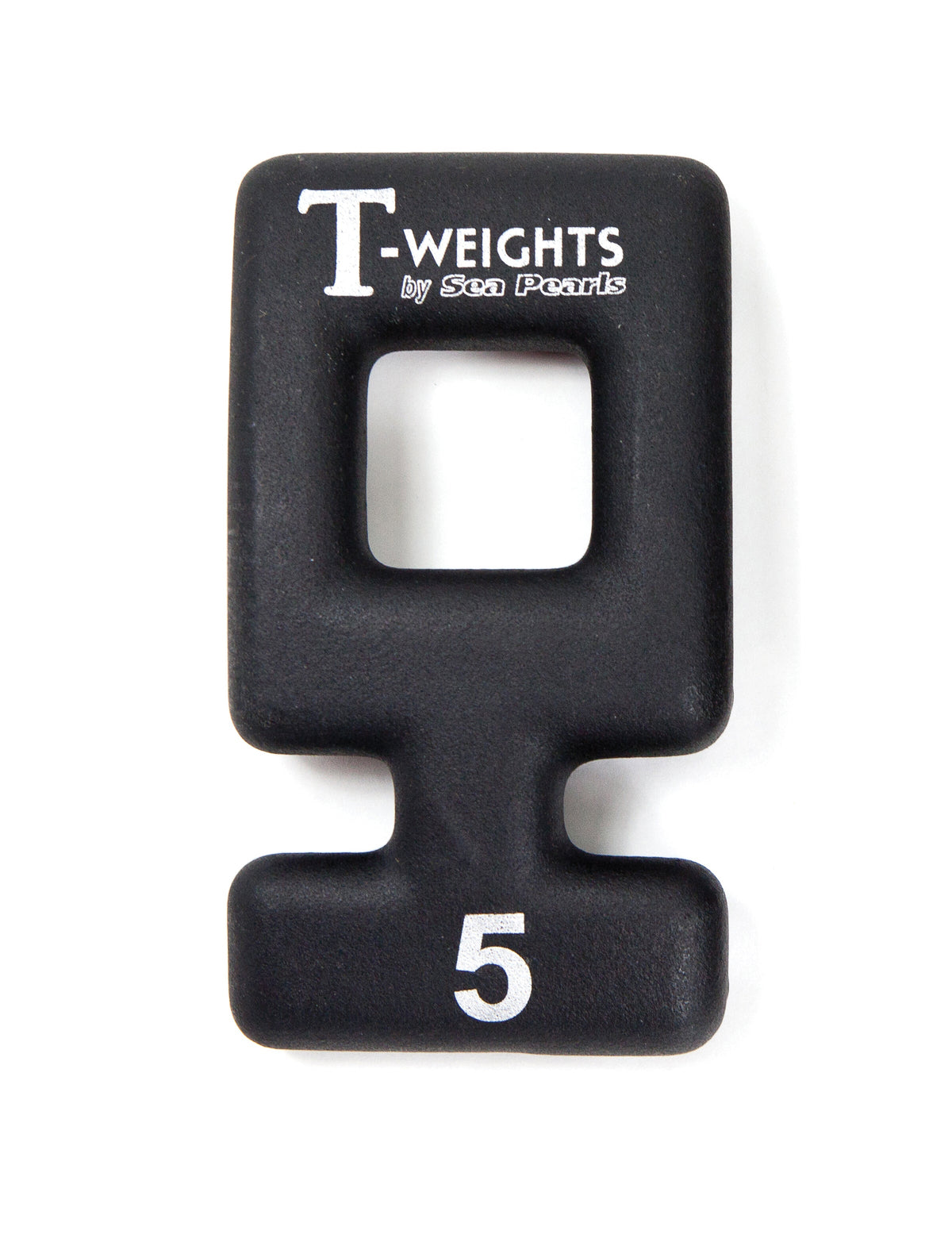 Beaver Sea Pearls 5lb TWeight Lead Block Black