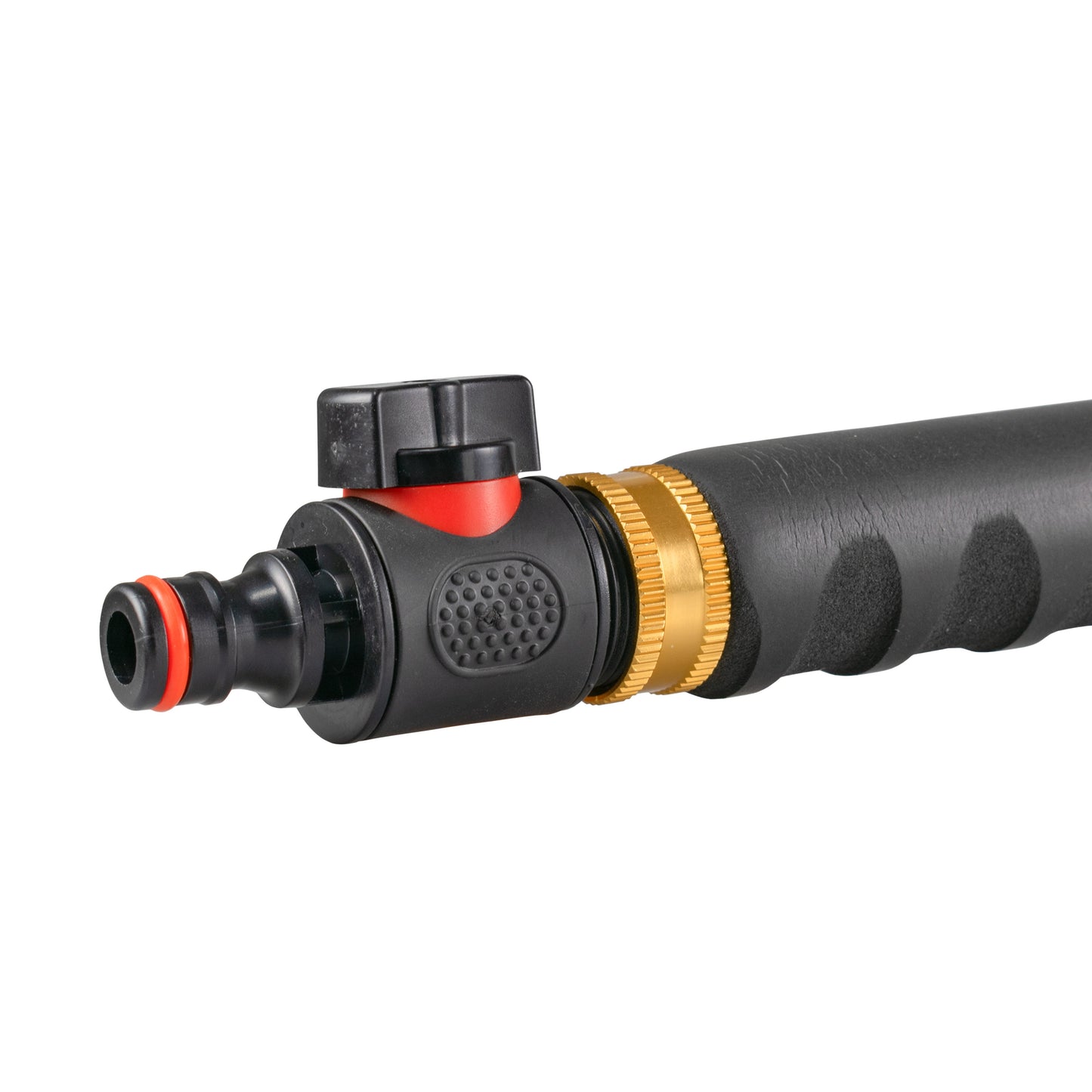 75cm Garden Watering Lance with Quick Connect Valve (Black)