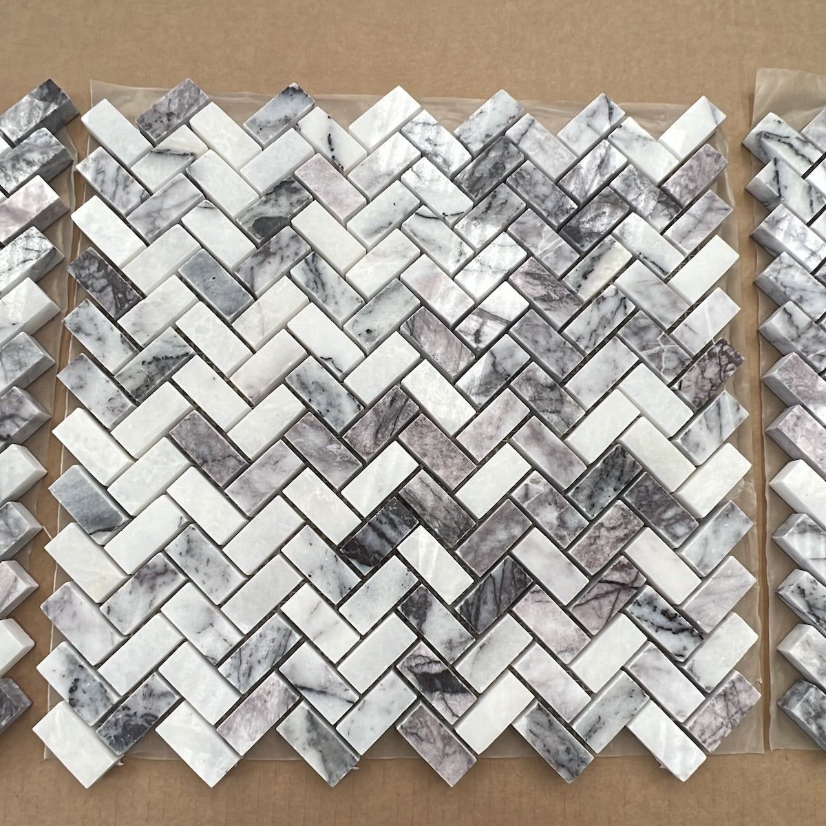 Calacatta Viola Marble Mosaic 15x30 Polished Tiles