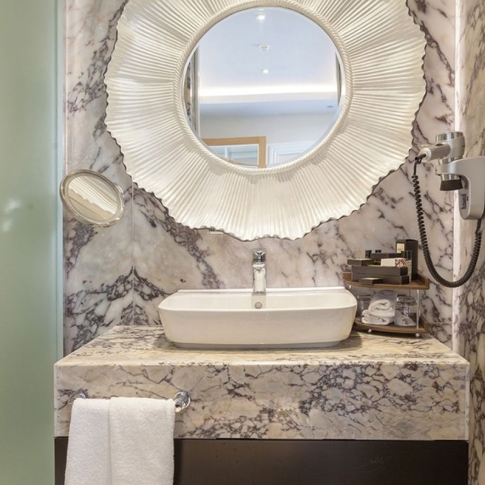 Calacatta Violetta Honed Marble Tiles 305x610x10mm