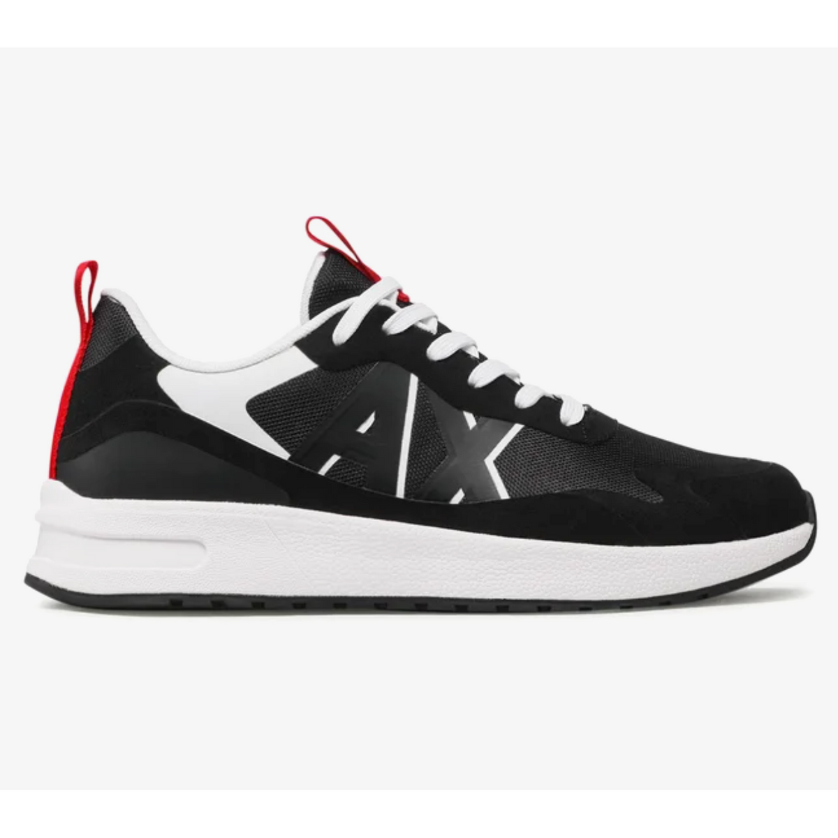 UK 12 Armani Exchange XUX114 XV514 Men’s Black Sneakers – EU 45