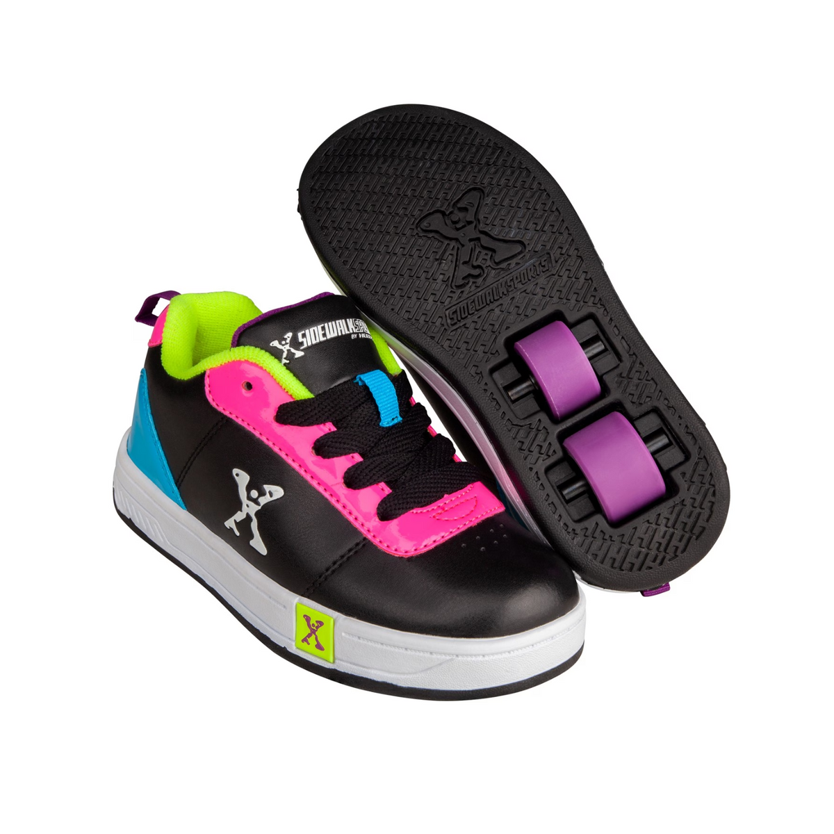 UK 2 Sidewalk Sport Lane Pink Girls’ Wheeled Skate Shoes – EU 34