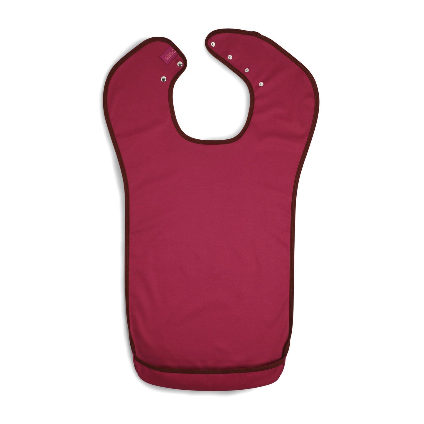 Tabard style adult bib - Medium Burgundy