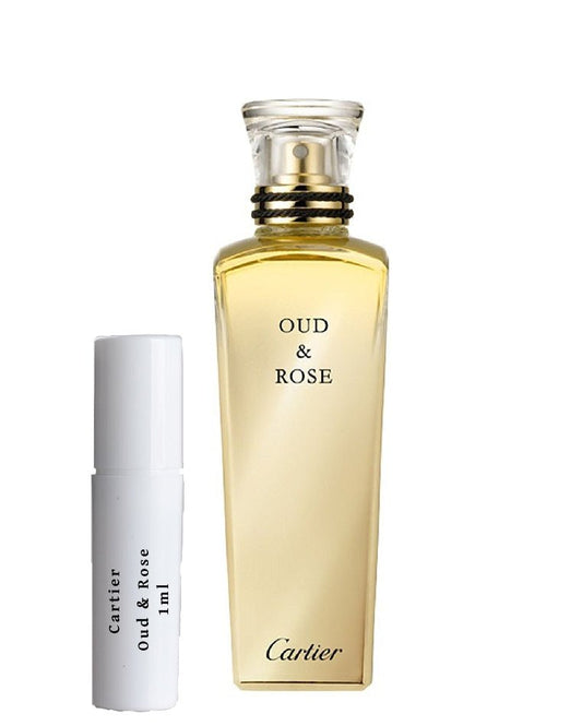 Cartier Oud & Rose samples