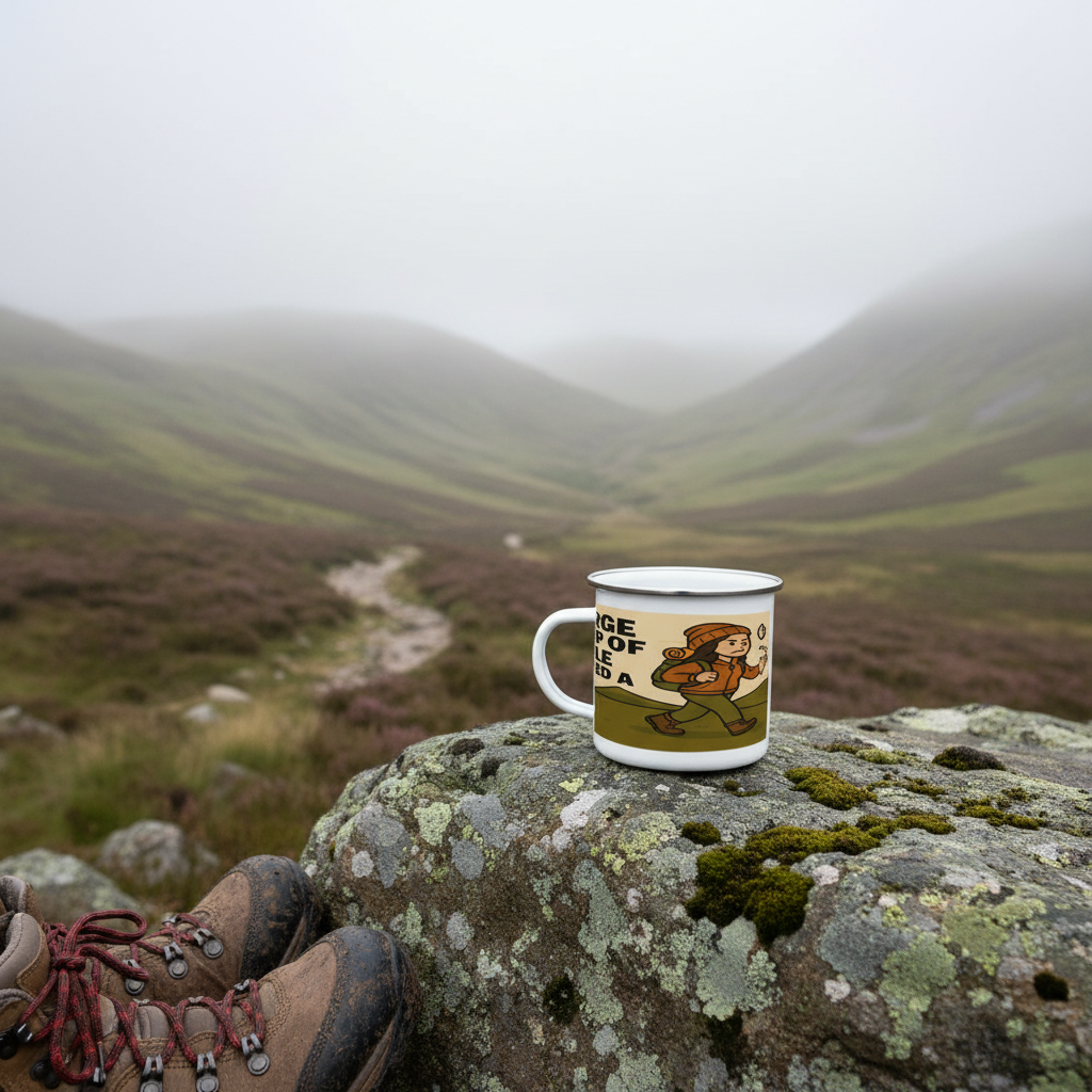 A Large Group of People – 12oz Enamel Camping Mug