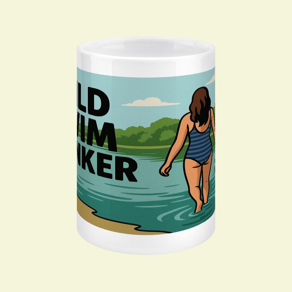 Wild Swim Wanker – 15oz Ceramic Hiking Mug