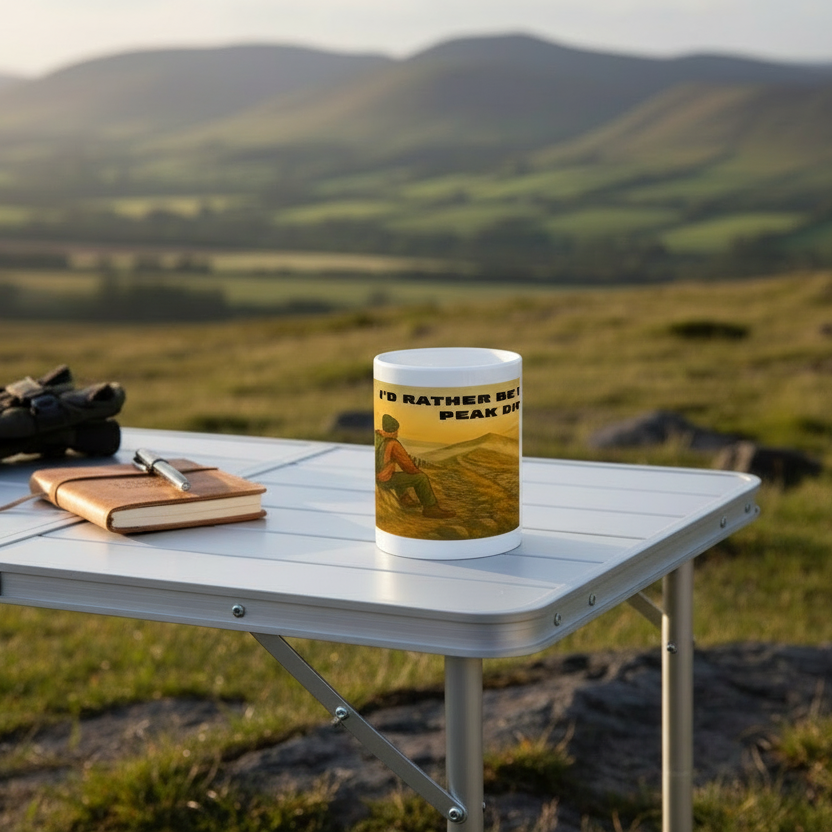 I’d Rather Be in the Peak District – 15oz Ceramic Hiking Mug