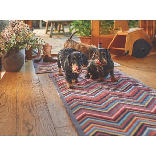Eco-Friendly Washable Chevron Mat