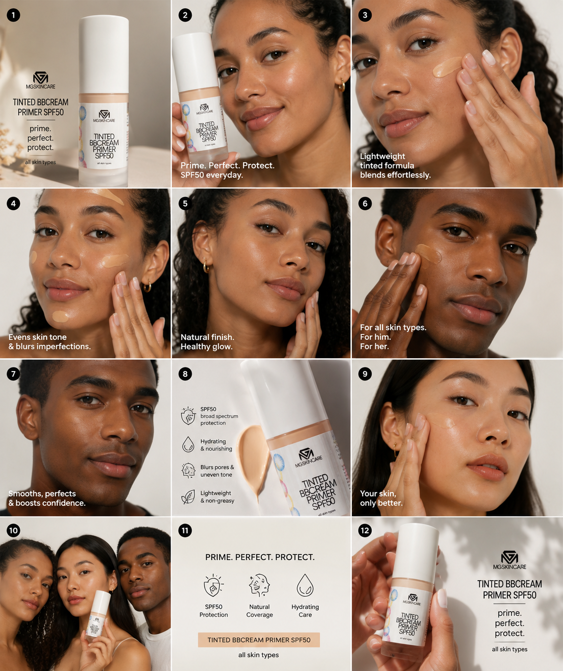 TINTED BB CREAM + PRIMER SPF50