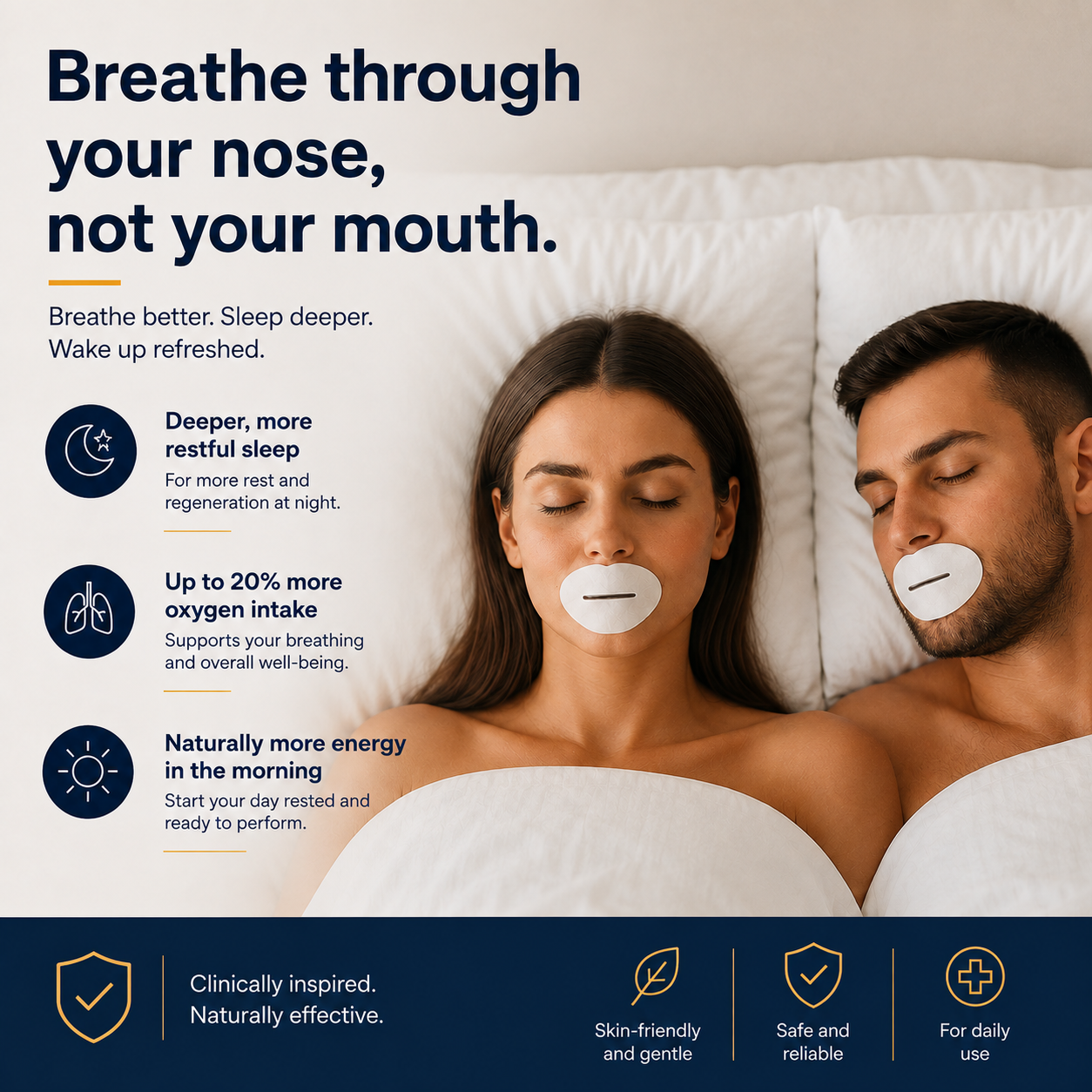 Brightr Mouth Tape for better Nasal Breathing